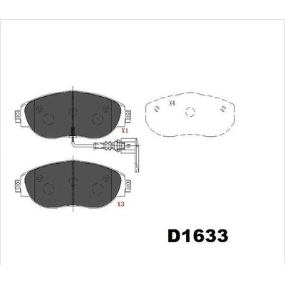 EUROROTOR - ID1633 - Front Ceramic Pads