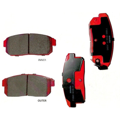 Rear Ceramic Pads by EUROROTOR - ID900H