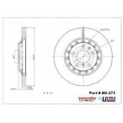 EUROROTOR - AU273 - Rear Premium Rotor by EUROROTOR - AU273