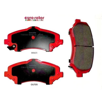 EUROROTOR - XD1273H - Front Disc Pads by EUROROTOR - XD1273H