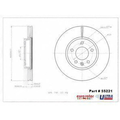 EUROROTOR - 55221 - Front Premium Rotor