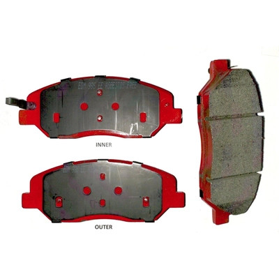 EUROROTOR - F1D1202H - Front Semi Metallic Pads