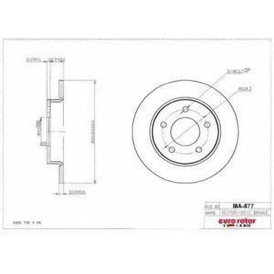 EUROROTOR - MA877 - EUROROTOR - MA877 - Rear Premium Rotor