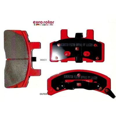 EUROROTOR - F1D729H - Rear Semi Metallic Pads