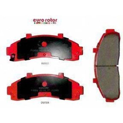 Front Semi Metallic Pads by EUROROTOR - F1D652H