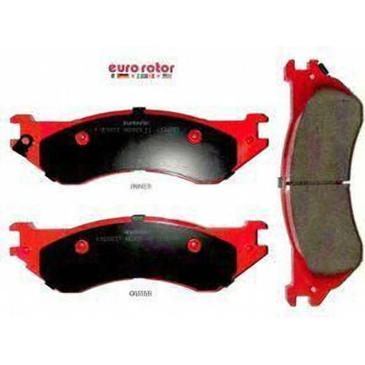 Rear Disc Pads by EUROROTOR - XD1077H