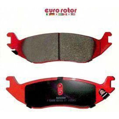 Rear Semi Metallic Pads by EUROROTOR - F1D898H