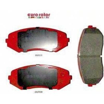 Front Ceramic Pads by EUROROTOR - ID1188H