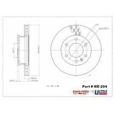 EUROROTOR - ME204 - EUROROTOR - ME204 - Front Premium Rotor
