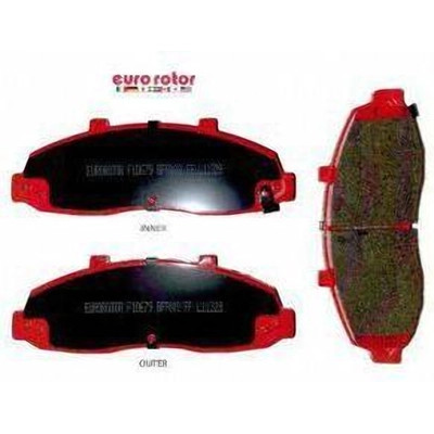 Front Disc Pads by EUROROTOR - XD679H