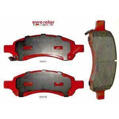 EUROROTOR - F1D1169H - Front Semi Metallic Pads by EUROROTOR - F1D1169H