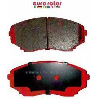 EUROROTOR - F1D551H - Front Semi Metallic Pads by EUROROTOR - F1D551H