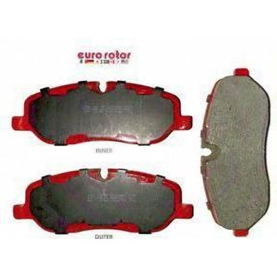 Front Semi Metallic Pads by EUROROTOR - F1D1098H