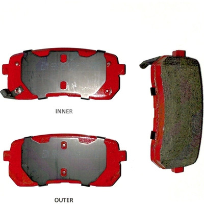 EUROROTOR - F1D1302H - EUROROTOR - F1D1302H - Rear Semi Metallic Pads