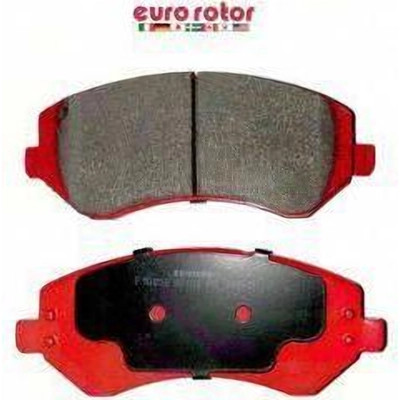 Front Semi Metallic Pads by EUROROTOR - F1D856H