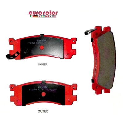 EUROROTOR - F1D390 - Front Semi Metallic Pads