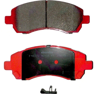 Front Semi Metallic Pads by EUROROTOR - F1D722