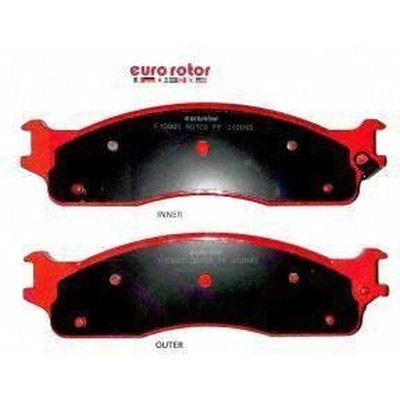 Front Semi Metallic Pads by EUROROTOR - F1D965H