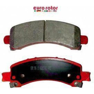 Rear Semi Metallic Pads by EUROROTOR - F1D974H