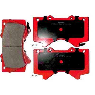 EUROROTOR - F1D1303H - EUROROTOR - F1D1303H - Front Semi Metallic Pads