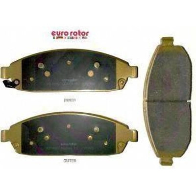 EUROROTOR - F1D1080H - Front Semi Metallic Pads by EUROROTOR - F1D1080H