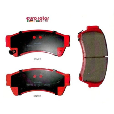 EUROROTOR - F1D1192H - Front Semi Metallic Pads