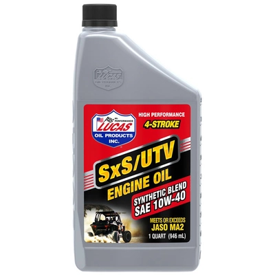 LUCAS OIL PRODUCTS INC. - 11196 -  Synthetic Blend 10W-40 SXS/UTV 4-Stroke Engine Oil