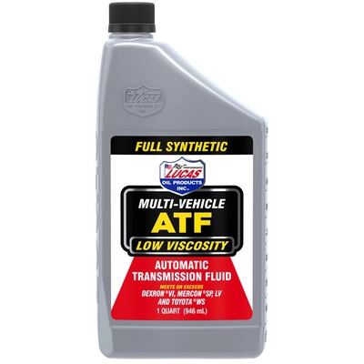 Lucas Oil - 11255 - LUCAS OIL PRODUCTS INC. - 11255 - Lucas Low Viscosity Synthetic Multi-Vehicle Automatic Transmission Fluid