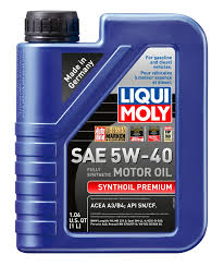 LIQUI MOLY - 2040 - 5W40 Synthoil Premium 1L - Liqui Moly Synthetic Engine Oil 2040