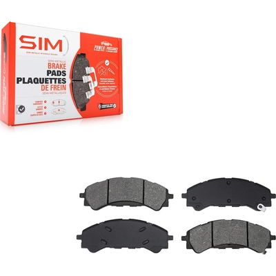 TRANSIT WAREHOUSE - SIM-1568 - Front Semi Metallic Pads