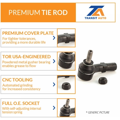 TRANSIT WAREHOUSE - TOR-DS1430 - Outer Tie Rod End