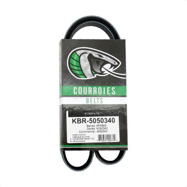 Serpentine Belt KBR-5050340 For Toyota BMW Tacoma 4Runner Cadillac CT5 330Ci