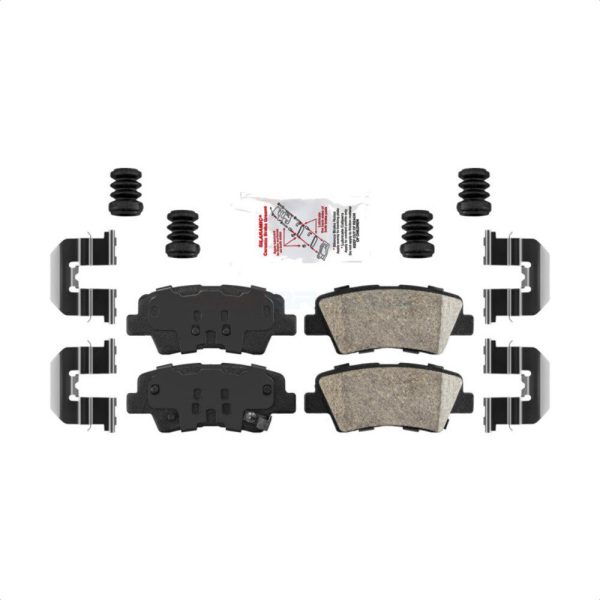 [Rear] Ceramic Disc Brake Pads NWF-PTC1445 For Hyundai Sonata Kia Optima Elantra