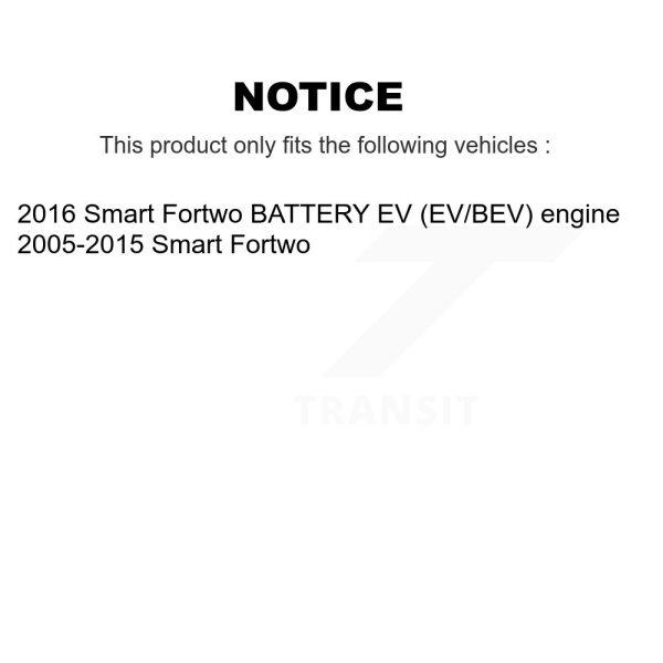 [Rear] Drum Brake Hardware Kit 13-H17479 For Smart Fortwo - Image 2