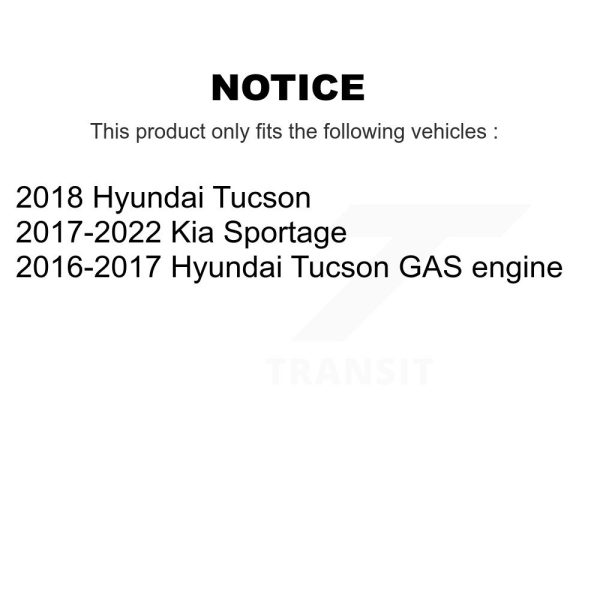 [Rear] Parking Brake Hardware Kit 13-H17498 For Hyundai Tucson Kia Sportage - Image 2