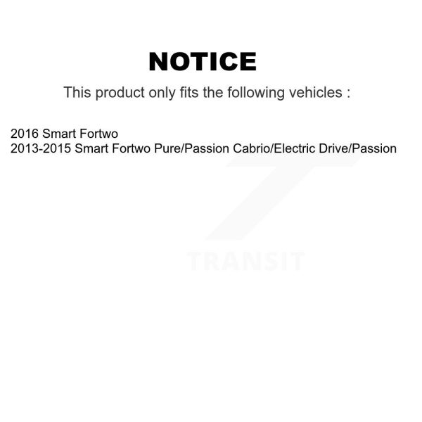[Rear Right] Drum Brake Wheel Cylinder 14-WC370262 For Smart Fortwo - Image 2