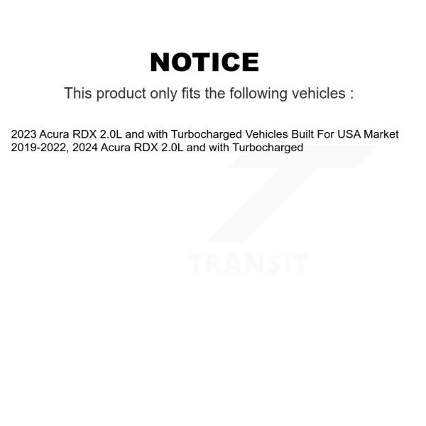 Air Filter 57-WA10907 For Acura RDX 2.0L with Turbocharged - Image 2