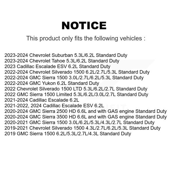 Air Filter 57-WA10941 For GMC Chevrolet Silverado 1500 Sierra 2500 HD 3500 - Image 2