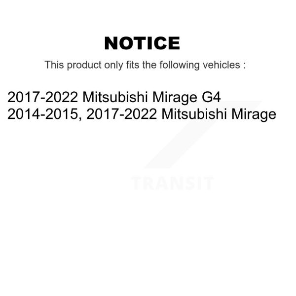 [Front] Wheel Bearing 70-510122 For Mitsubishi Mirage G4 - Image 2