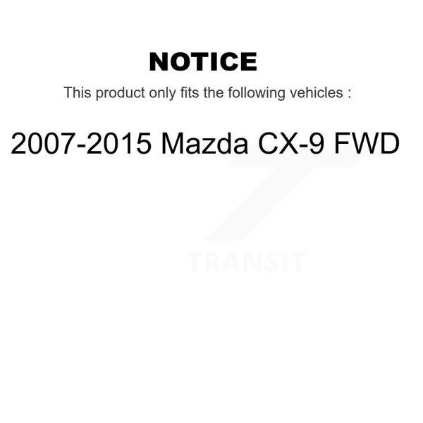 [Rear] Wheel Bearing Hub Assembly 70-512452 For 2007-2015 Mazda CX-9 FWD - Image 2