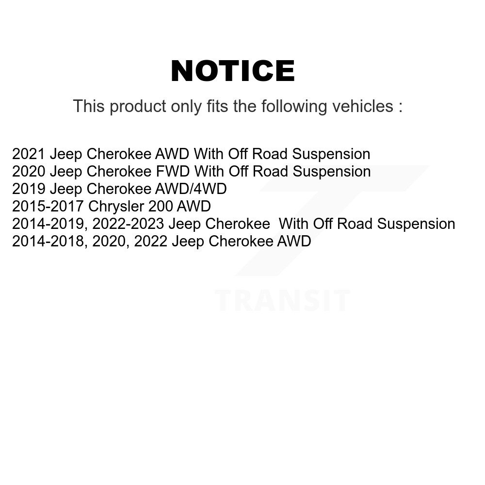 Wheel Bearing Hub Assembly 70-512513 For Jeep Cherokee Chrysler 200 - Image 2