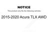 [Rear] Wheel Bearing Hub Assembly 70-512562 For 2015-2020 Acura TLX AWD - Image 2