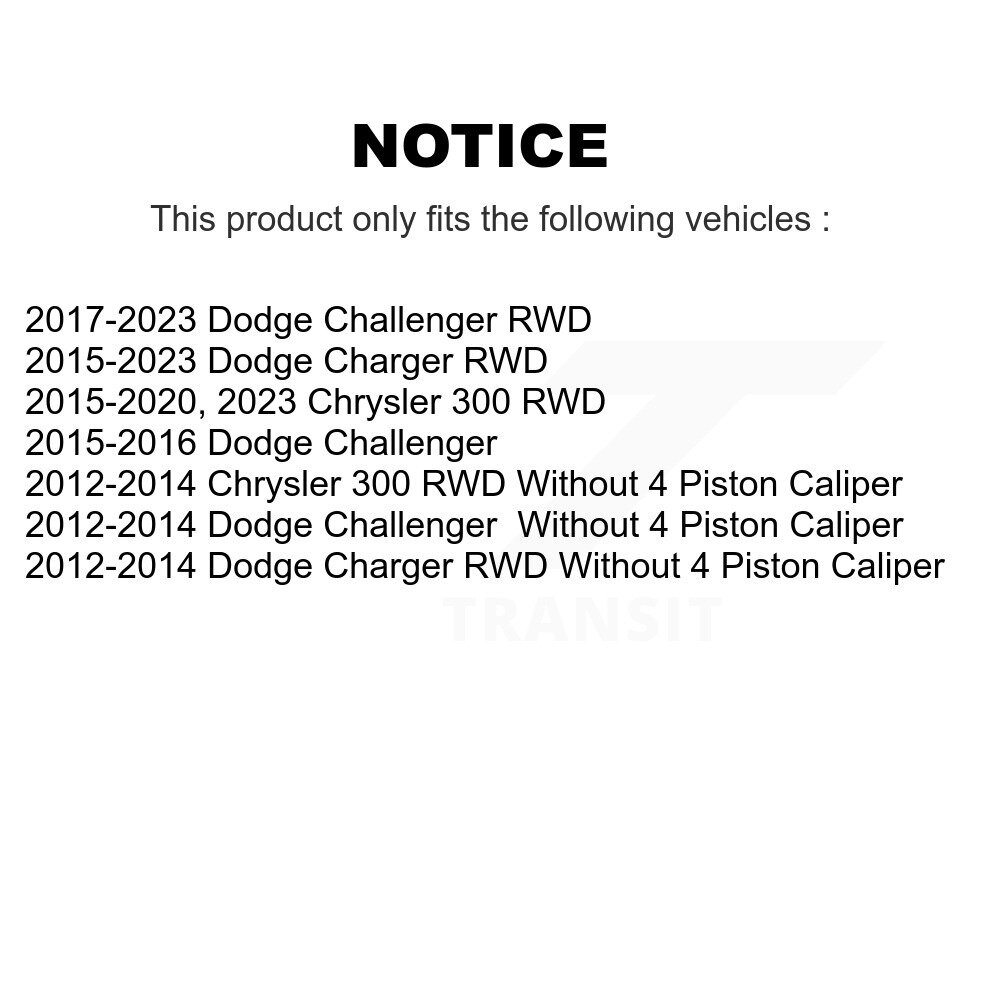 Wheel Bearing Hub Assembly 70-513325 For Dodge Charger Chrysler 300 - Image 2