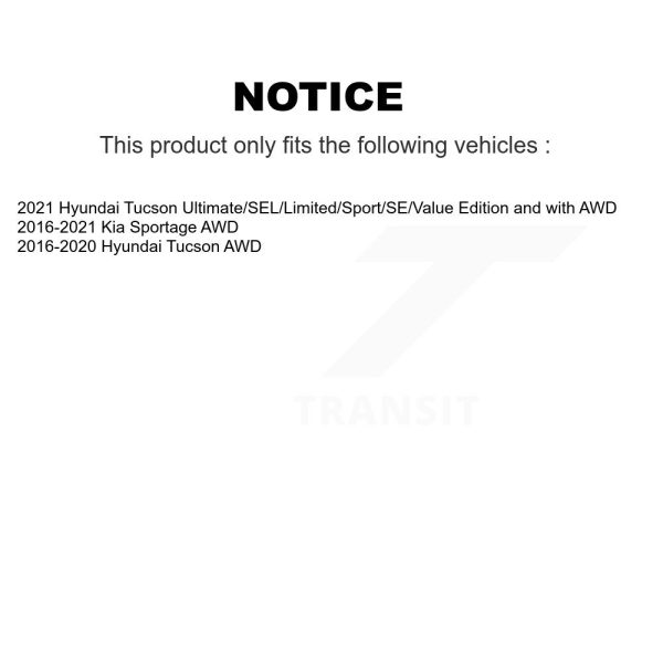 [Rear] Wheel Bearing Hub Assembly 70-KH2310 For Hyundai Tucson Kia Sportage - Image 2