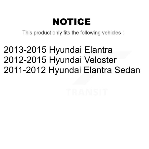 [Front] Suspension Strut Hardware Kit 73-902018 For Hyundai Elantra Veloster - Image 2