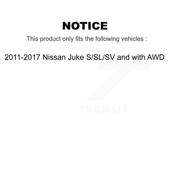 [Rear] Shock Absorber 78-37336 For 2011-2017 Nissan Juke S SV SL with AWD - Image 2