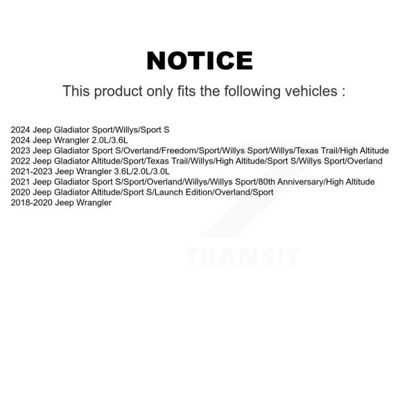 [Front] Shock Absorber 78-37380 For Jeep Wrangler Gladiator - Image 2