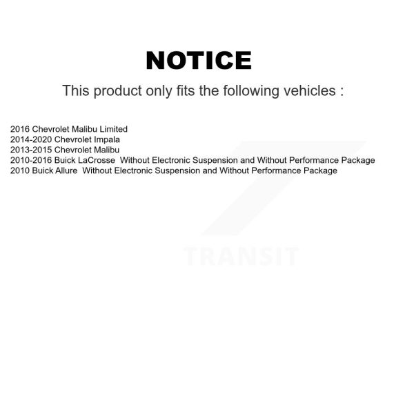 [Rear] Shock Absorber 78-5647 For Chevrolet Malibu Impala Buick LaCrosse Limited - Image 2
