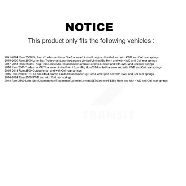 [Rear] Shock Absorber 78-911336 For Ram 2500 - Image 2