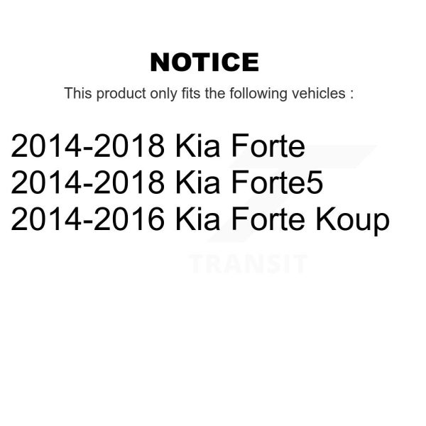 [Front Right] Suspension Strut Coil Spring Assembly 78A-11188 For Kia Forte Koup - Image 2